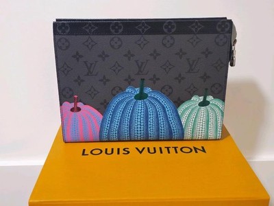 Louis Vuitton LV x YK Pochette VoyageM81973 Pumpkin Print 