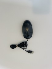 Logitech M-BZ96C USB Wired Optical Mouse Black 3 Button Scroll Wheel Tested