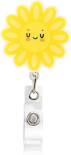 Funny Retractable Nurse Badge Reel with Alligator Clip for RN LPN CNA