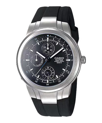 Casio EF-305-1AVCF Analog Sport Watch WR100 Stainless Steel Imported NEW