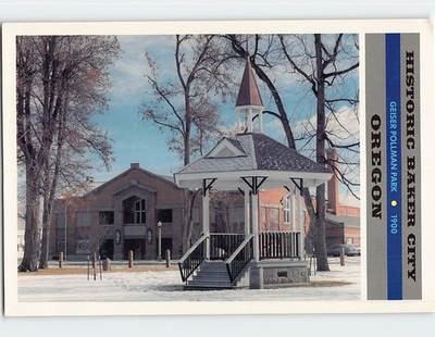 #ad Postcard Geiser Pollman Park Baker City Oregon USA $6.99