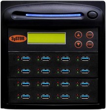 Systor 1 to 15 USB Duplicator Eraser, Up To 9GB/Min - SYS-USB30150-15