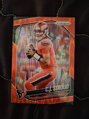 2025 Panini Prizm - C.J. Stroud #143 Red Flash Prizm