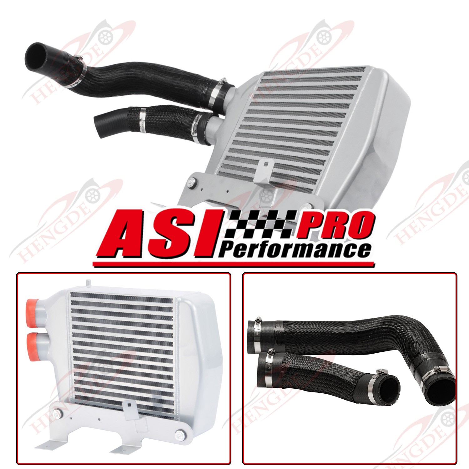 Left Side Intercooler+Hose For 2014-2020 Maserati Ghibli Quattroporte Levante