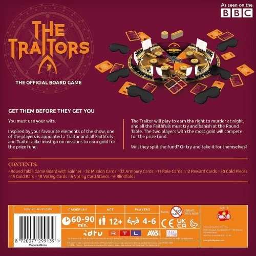 The Traitors Official Board Game New & Sealed As Seen On The BBC - Image 3 of 3