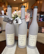 Pezuna Blanca Organic Blanco Tequila 750 ml Liquor Bottle, Gray Empty