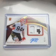 Panini 2025 Immaculate Mason Graham Rookie Patch Autograph Browns NRPA-MGM /94