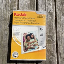 Kodak Premium Photo Paper 100 Sheets 4 x 6 Gloss Finish Ink Jet Printers 