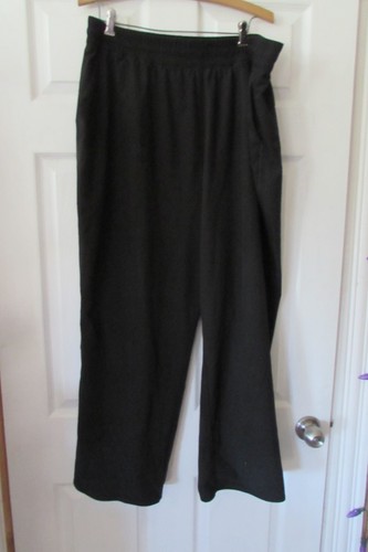 CALVIN KLEIN PERFORMANCE Gr. 1X Stretch schwarz Hose Slacks Hose - 2 Taschen - Bild 1 von 7