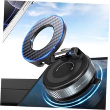 Vacuum Magnetic Phone Holder for Car, Suction Cup Phone Mount for No Charging