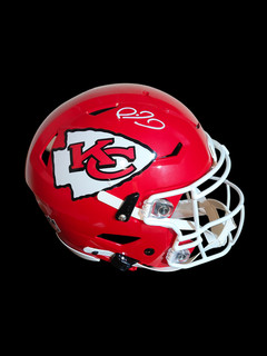 Patrick Mahomes Signed Kansas City Chiefs Speed F/S SpeedFlex Helmet Beckett BAS