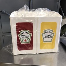 Heinz Tomato Ketchup & Yellow Mustard Dual Pump Condiment Dispenser(LXTOP1)