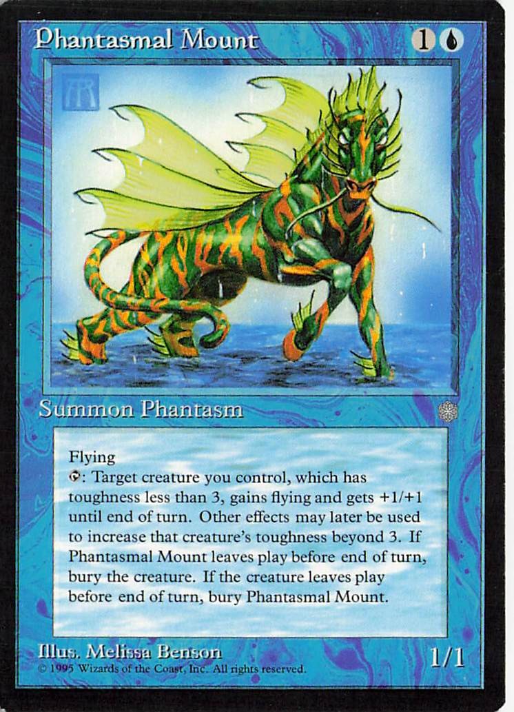Phantasmal Mount Uncommon Ice Age Magic: The Gathering Near Mint/LP