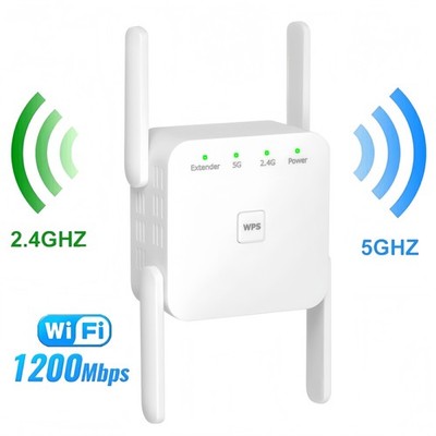 WIFI Repeater WLAN Mesh Verstärker Booster Signal Extender 2,4/5GHz 1200Mbit/s