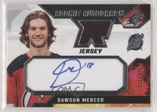 2021-22 SPx Rookie Auto Jersey 373/375 Dawson Mercer #DM Auto 0f5t