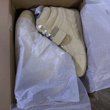 PUMA Speedcat Wedge Tonal Wins Sneakers Beige Suede Straps High Top 408118-01