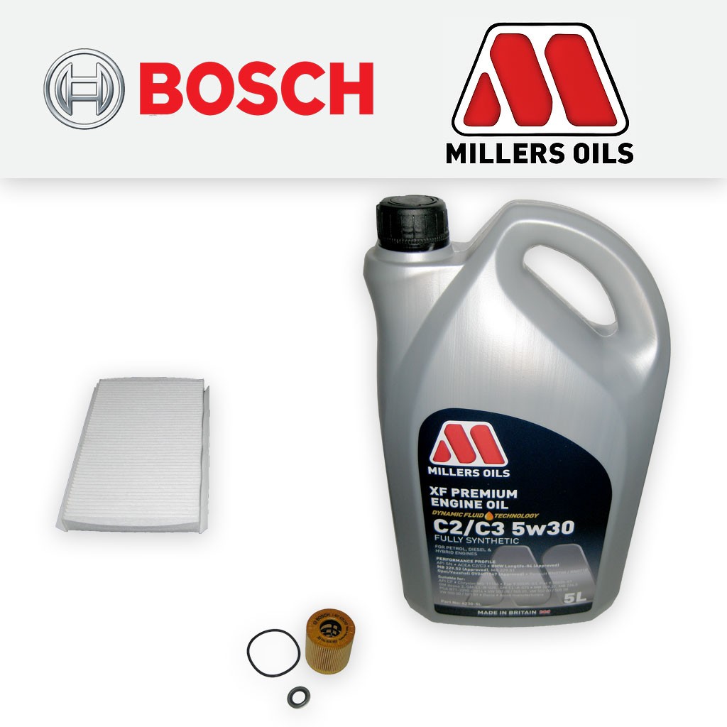 SERVICE KIT for CITROEN C3 1.6 16V PETROL OIL CABIN FILTERS 5w30 OIL (2004-2010)