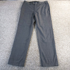 Lauren Ralph Lauren Trousers Black Label Wool Blend Dress Pants Mens 36x31 Gray