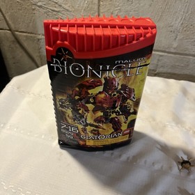 Lego Bionicle Glatorian 8979 Malum Complete With Canister & Manual