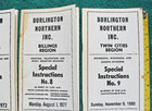 4x Burlington Northern Railroad Employee Special Instructions Denver Billings RR — photo 3