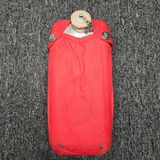 Vintage BSA Water Canteen 1.5 QT Aluminum Red Cover Boy Scouts Be Prepared Gear