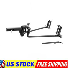 Heavy Duty Weight Distribution Hitch Kit With Sway Control 2 Sturdy Steel Shank Heavy Duty Weight Distribution Hitch Kit With Sway Control 2 Sturdy Steel Shank