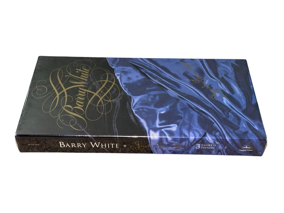 BARRY WHITE Just for You (1992 Mercury Records) 3 Cassette Tape Box Set SEALED - Image 3 of 3