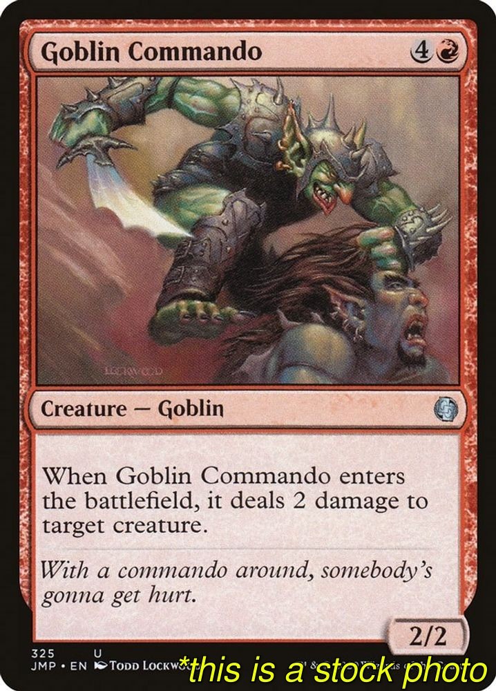 Magic Goblin Commando Jumpstart 325 Lightly Played