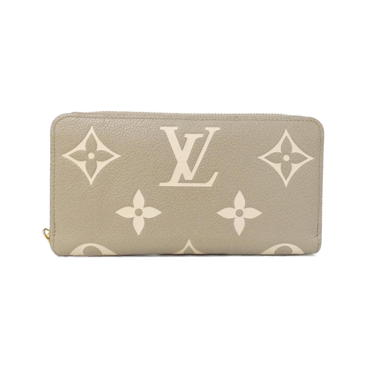 Authentic Louis Vuitton Bicolor Monogram Empreinte Zippy Wallet M69794 Walle...