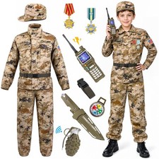 Army Costume for Boys Kids Soldier Military Halloween 3 13