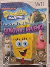 SpongeBob Square Pants Plankton's Robotic Revenge Wii Game [No Manual]