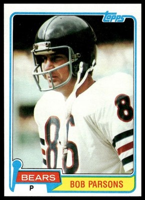 1981 Topps #237 Bob Parsons Chicago Bears NM+