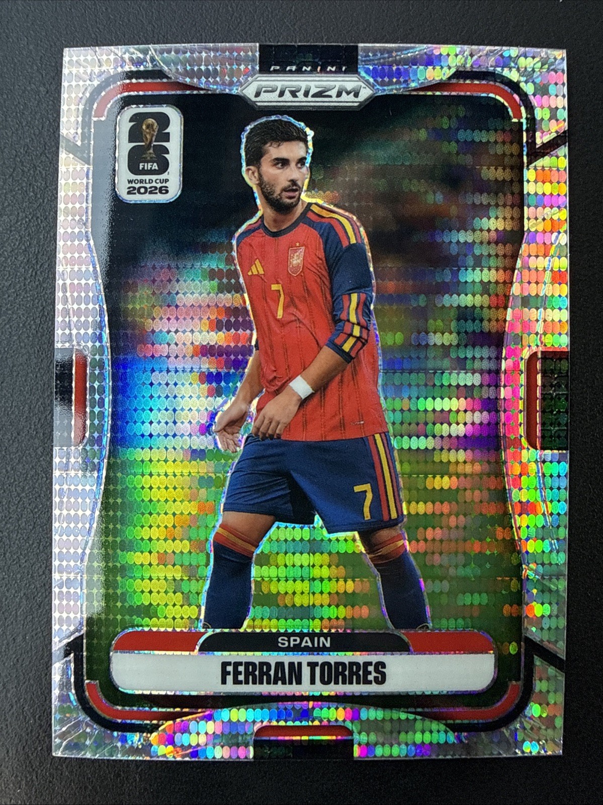 Panini Prizm FIFA WorldCup 2026 Ferran Torres Spain #69 - Preferred Prizm Pulsar