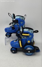 Roller Derby Unisex Kids Fun Roll Blue Adjustable Quad Roller Skates Size 7-11