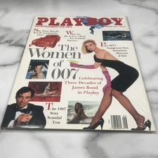 Playboy 1987 September + Centerfold / Inserts + Clear Protector (Vintage)