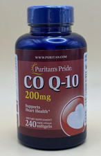 Puritan'S Pride Coq10 200Mg Supports Heart Health 240 Rapid Release Softgels
