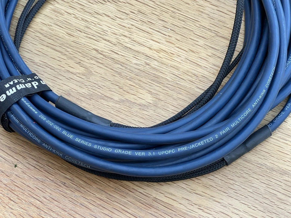 15m Van Damme 268-202-060 Studio Grade UPOFC Prejacketed 2 Pair Multicore - Image 4 of 4