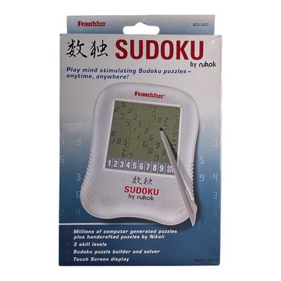 Franklin Sudoku by Nikoli - Sudoku Touch Pad - Sehr Guter Zustand - OVP