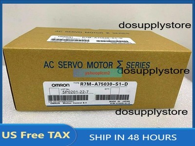 NEW OMRON R7M-A75030-S1-D Servo motor