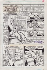 STAN GOLDBERG - ORIGINAL ART SIGNED CIRCA 1995