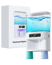 Automatic Mouthwash Dispenser for Bathroom, 550 ML19.36 FL OZ Capacity 2600mA...