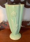 Brush McCoy / Shawnee ?? Pottery Light Green Vase #592 Vintage