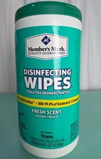 Members Mark 78 Disinfecting Wipes Fresh Scent 1 Pack