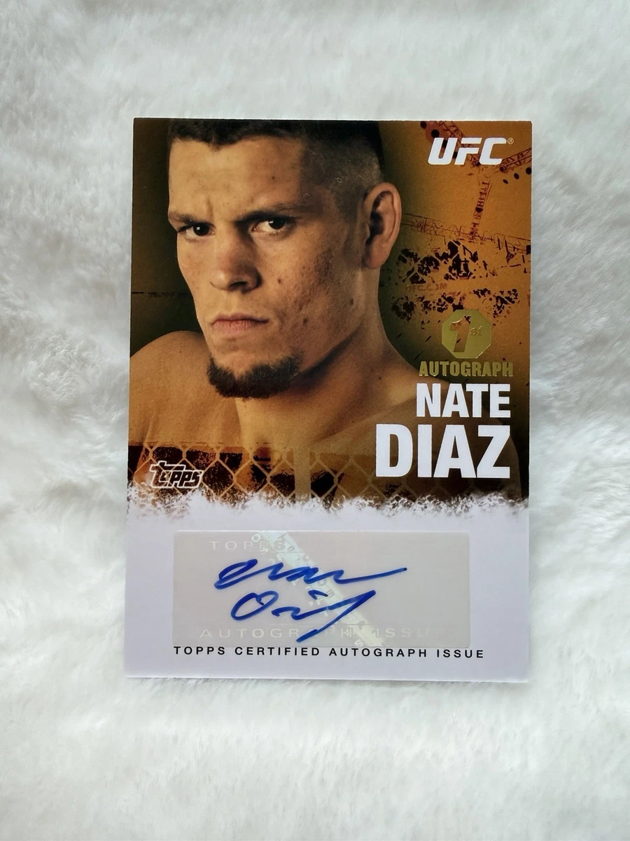 2010 Topps UFC Knockout Fighter Auto SP #d /188 Nate Marquardt #A-NM