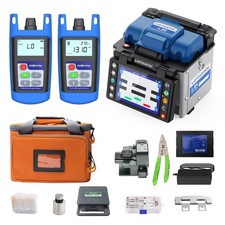 L35 Mini Fiber Optic Fusion Splicer 8s heating Fiber Splicer,OPM,SM Light Source