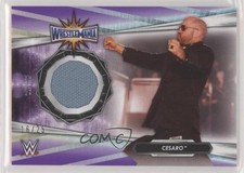 2021 Topps WWE Mat Relics WrestleMania 33 Purple 16/25 Cesaro #MR-CS 0t0z