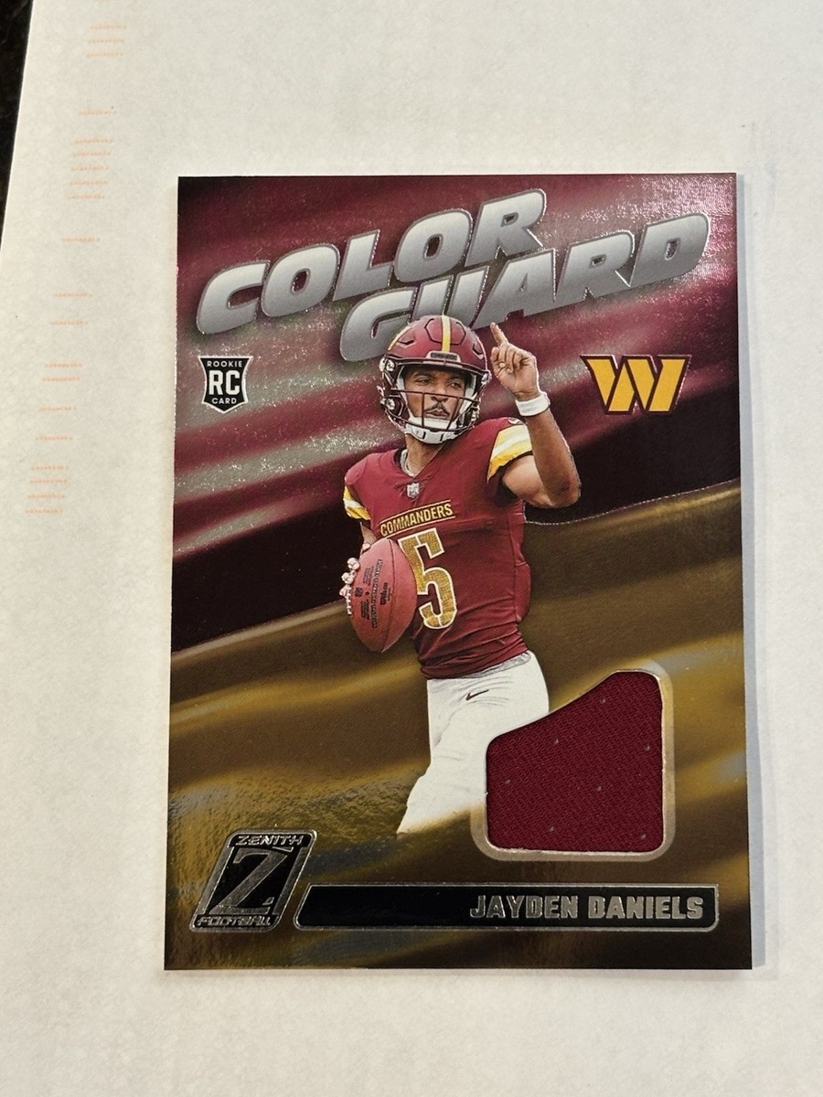 2024 Panini Zenith Jayden Daniels Color Guard Patch CG2 2024 Panini Zenith Jayden Daniels Color Guard Patch CG2