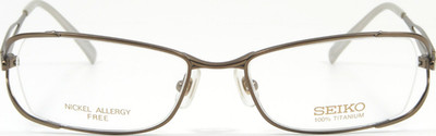 SEIKO T229 B46 Brown Titanium Eyeglasses Glasses Frame 53-18-135 NEW