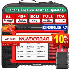 KINGBOLEN K7 OBD2 Diagnosegerät Scanner Alle...