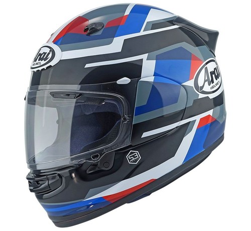 Full Face Helmet Arai QUANTIC Abstract Blue - Picture 2 of 3